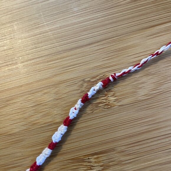 Calista Bracelet, anklet, trendy, comfortable, tie, embroidery thread, woven, gi - Picture 2 of 3